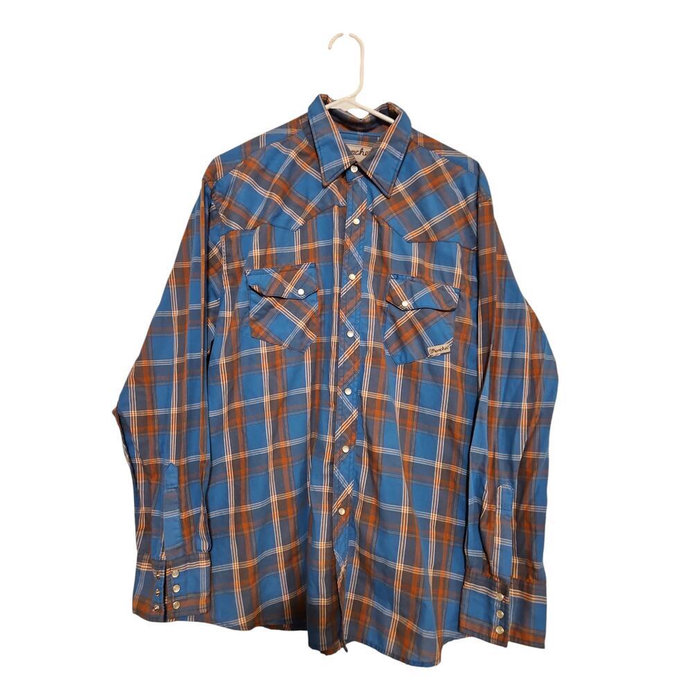 Wrancher by Wrangler Country snap Button Long Sleeve